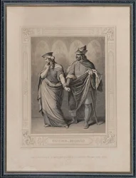 The Nibelungenlied. Gunther and Brunhild, 1860