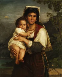 Young Roman Woman with Child