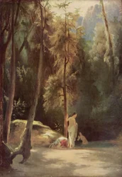 Bathing Women in the Park of Terni (Bathing Women in the Forest)