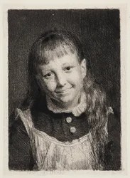 The Laughing Girl. Portrait of Ida Alma Bloch