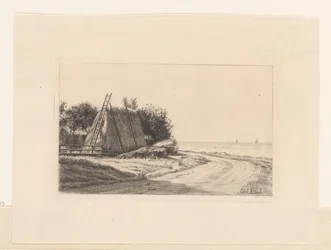 Haystack by Country Road