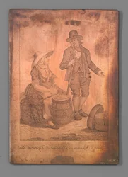 Peasant and Peasant Woman from Rhineland, Delft, Leiden