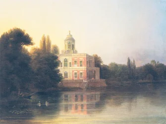 View onto the Marmorpalais near Potsdam