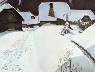 Farmhouse in Winter