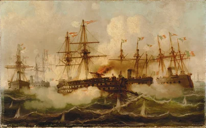 Naval battle near Lissa