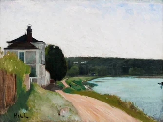 Villa at Seine, Bois-le-Roi, Fontainebleau