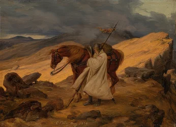 Crusaders on Watch in the Mountains. 1836