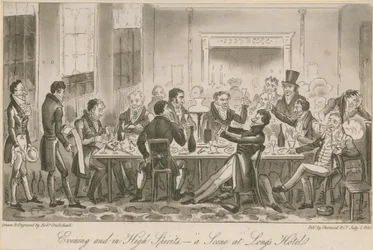 Evening and in High Spirits - A Scene in Long