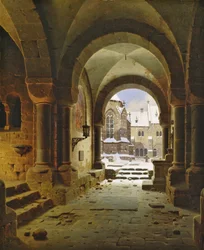 The Monastery Gate in Winter, 1840