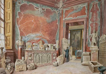 The Marble Cabinet with the Antiques