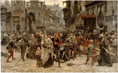 Valdemar Atterdag Holding Visby to Ransom, 1361, 1882