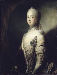 Portrait of Sophia Magdalena of Denmark, Queen of Sweden by Carl Gustaf Pilo