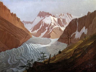 The Ice Sea near Chamonix