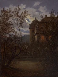 Schloss Milkel in Moonlight
