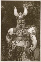A Viking Chief, illustration from 