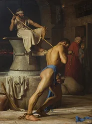 Samson and the Philistines, 1863