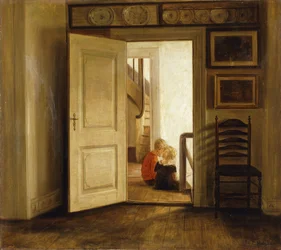 Children in an Interior