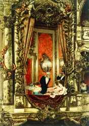 Franz Josef at the Opera, 1883