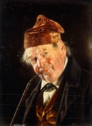 A Man with a Pipe