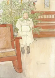 Girl and Rocking Chair. 1907