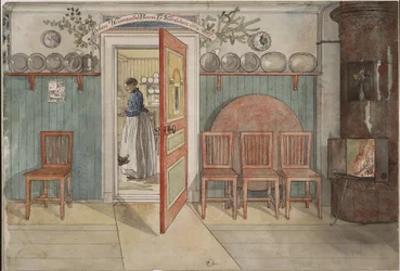 Old Anna. From A Home (26 watercolours)