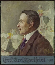 Portrait of the Poet Erik Axel Karlfeldt