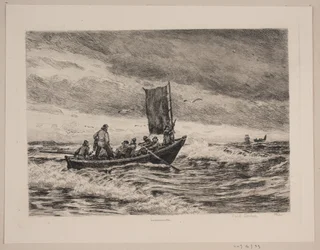 Fishing Boat in the Surf