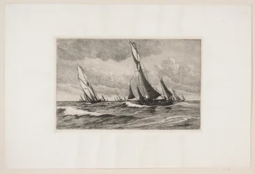 Fishing Cutters Setting Sail