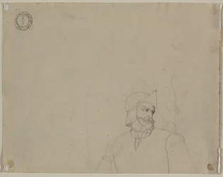 Soldier in a Landscape (verso)