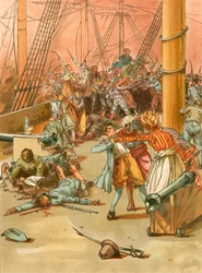 Attacked by Pirates