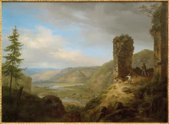 C. Morgenstern, View from the Ruins of Böckelheim Castle