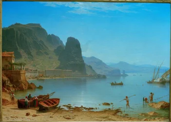 C. Morgenstern, Terracina with Fish Rock