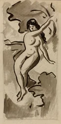 Seated Female Nude