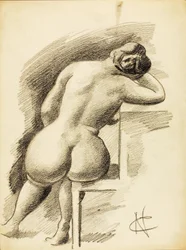 Seated Female Nude