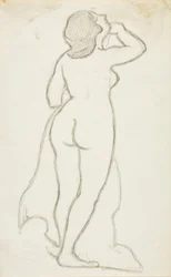 Standing Female Nude