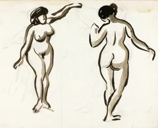 Two Female Nudes