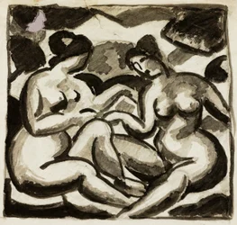 Two Female Nudes
