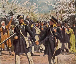 The Landwehr Sets Off for the Liberation War, Spring 1813
