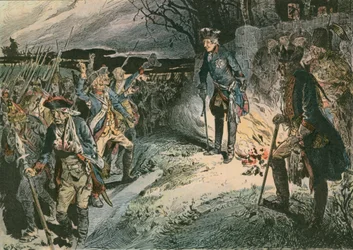 Frederick the Great After Defeat at the Battle of Hochkirch