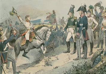 The Three Allied Rulers at the Battle of Leipzig in 1813