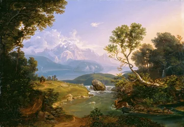 Deer Hunt at Hintersee near Berchtesgaden