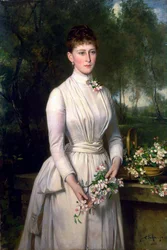 Portrait of Grand Duchess Elizaveta Fyodorovna, 1885