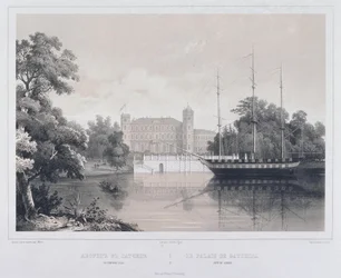 View of the Palace in Gatchina from the Lake