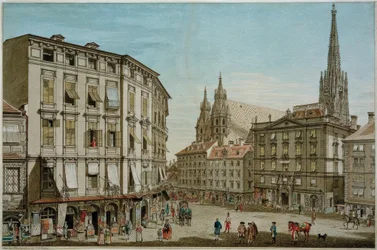 The Stock-im-Eisen-Platz in Vienna