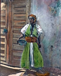 Kabyle Girl from the Berber Ethnic Group, Morocco, circa 1910. Carl Simon Archive
