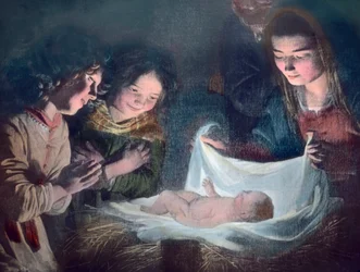 The Holy Family, circa 1900. Carl Simon Archive