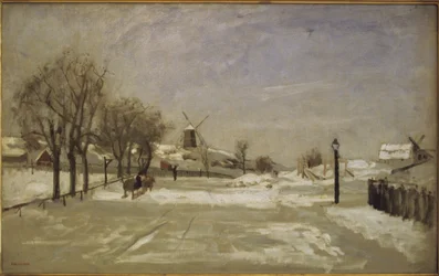 Winter. View of Eriksberg, Stockholm, c.1880