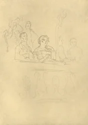 In the Lodge, mid-late 19th century, 1924