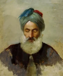 Head Study of an Old Turk