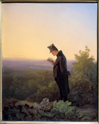 Reading the Breviary in the Evening